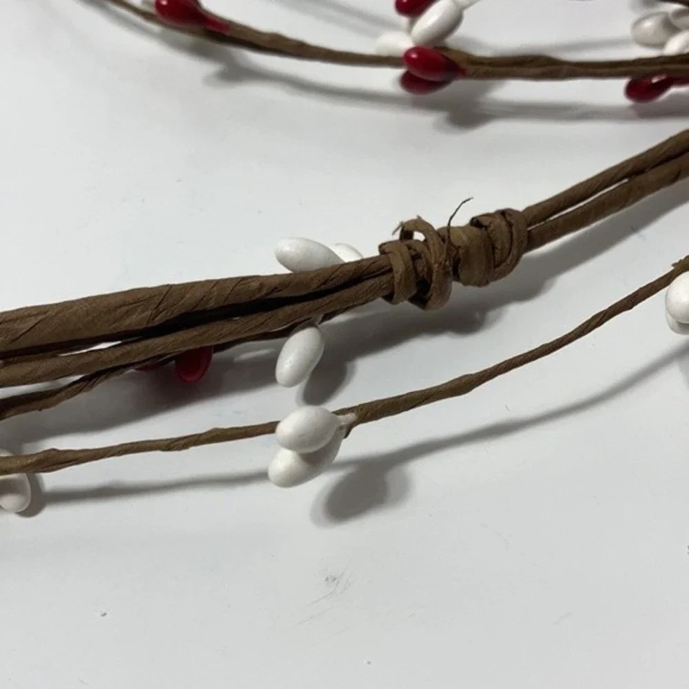 5) Floral Crafts Winter Berry Rope Twig Pliable Decorations 4 Feet